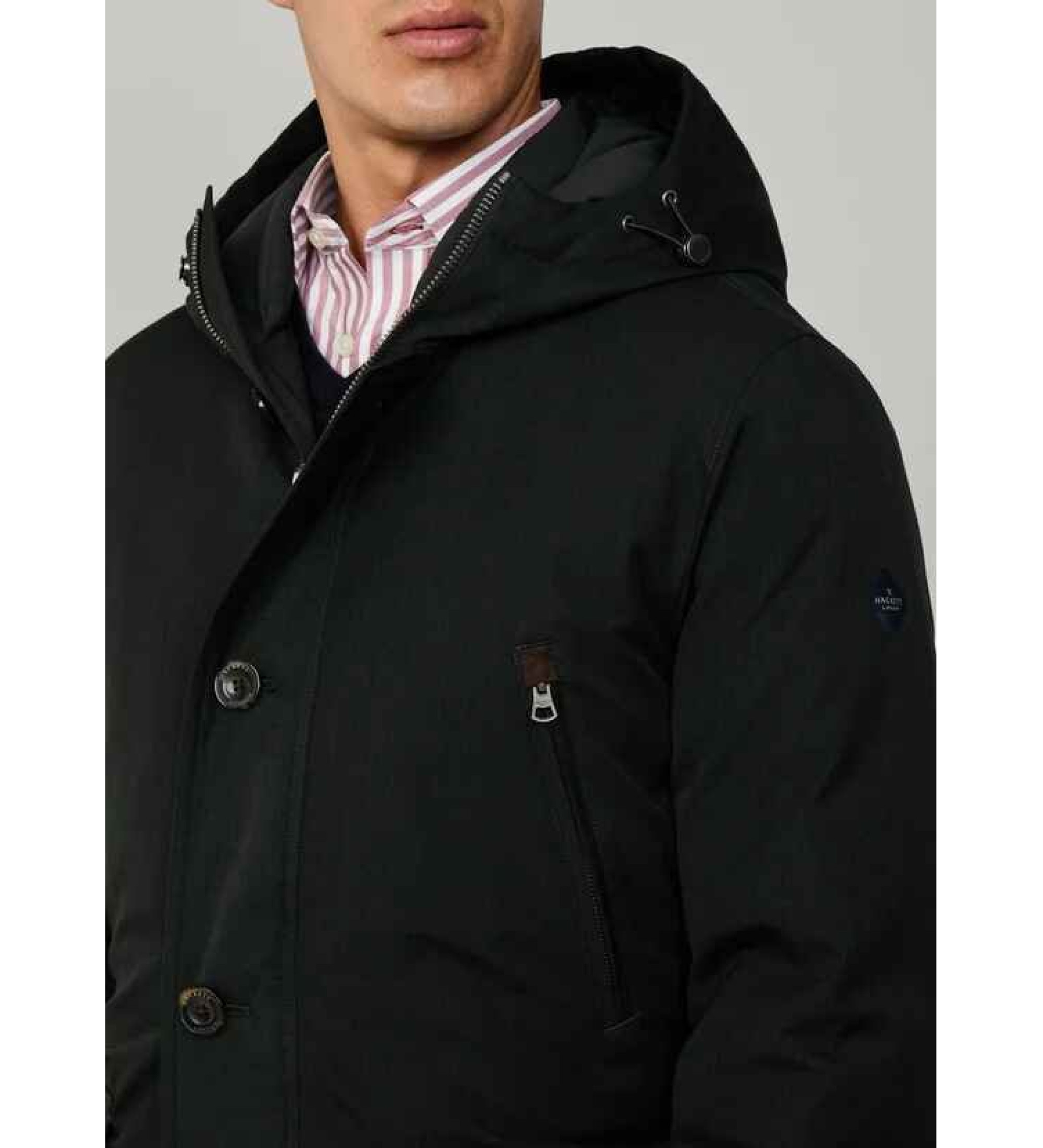 Hackett London Parka híbrida verde Hackett London Parka híbrida verde