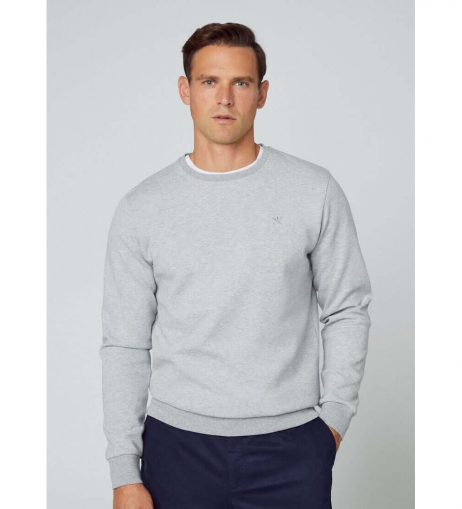 Hackett Grey double knit sweatshirt