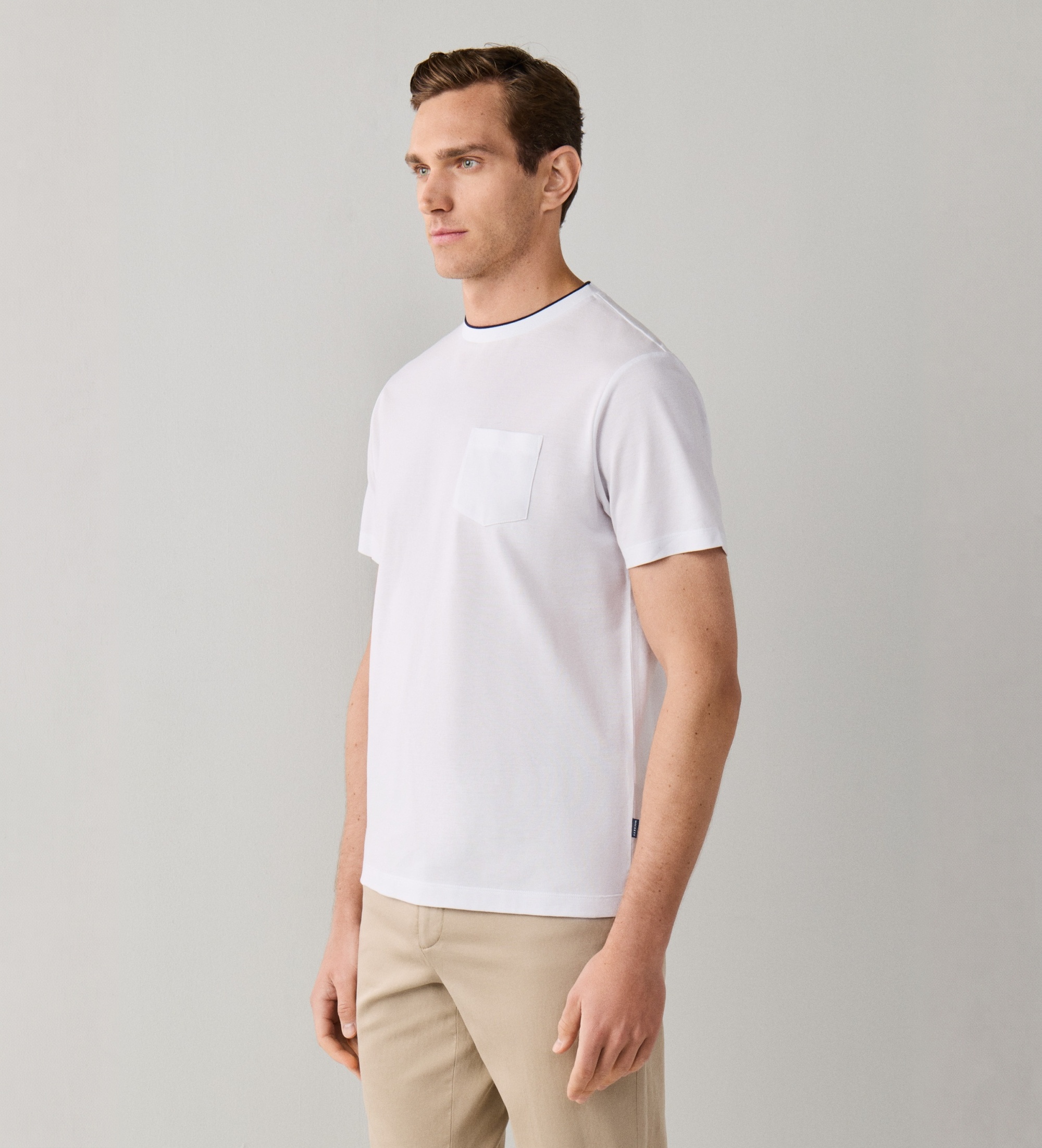 Merc Pique T-Shirt weiß
