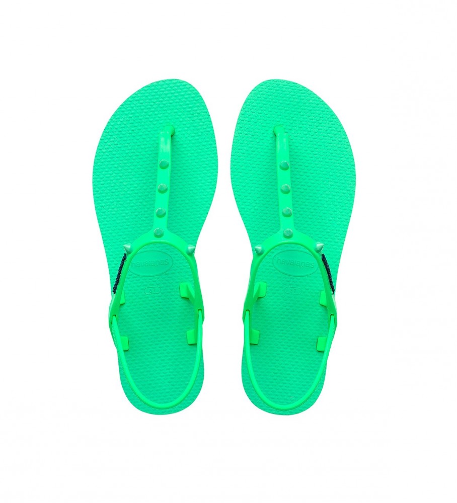 Havaianas Vocês Paraty Espigões sandálias verdes