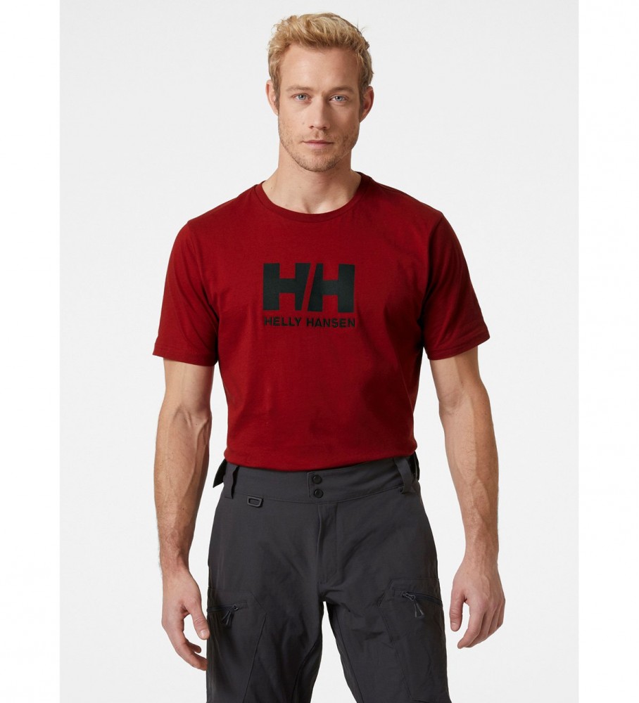 Helly Hansen Maroon Logo T-shirt