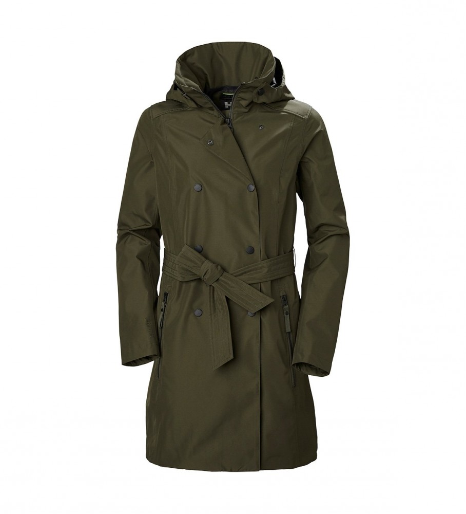 Womens Clothing Coats Raincoats and trench coats Helly Hansen Urb Lab Welsey Ins Trench Green 