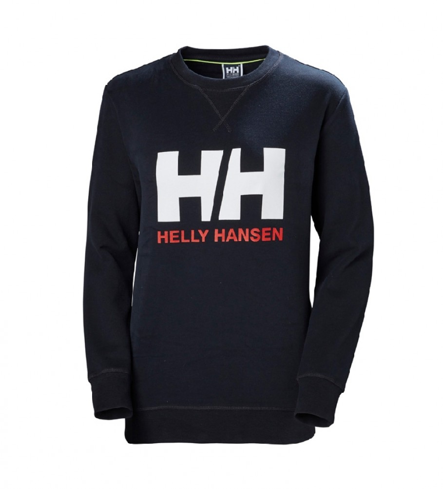 Helly Hansen Felpa blu navy W HH Logo Crew