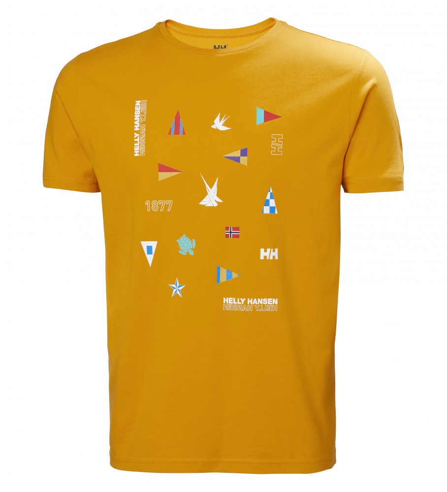 Helly Hansen T-shirt Shoreline 2.0 jaune