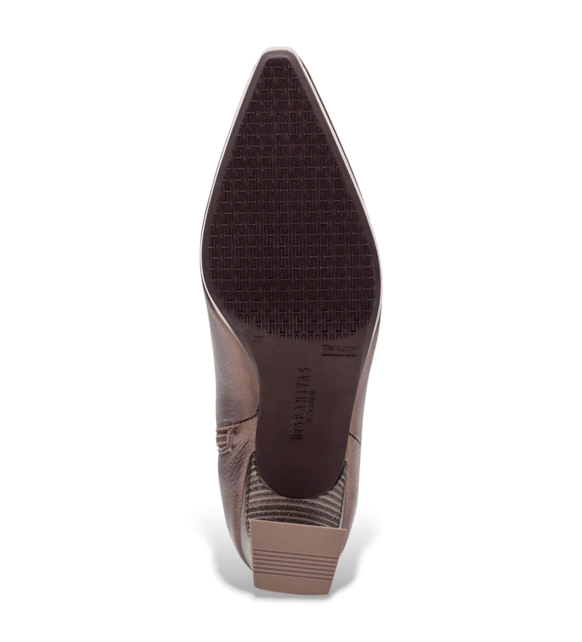 Hispanitas Atlanta bronzefarvede ankelst�vler i l�der