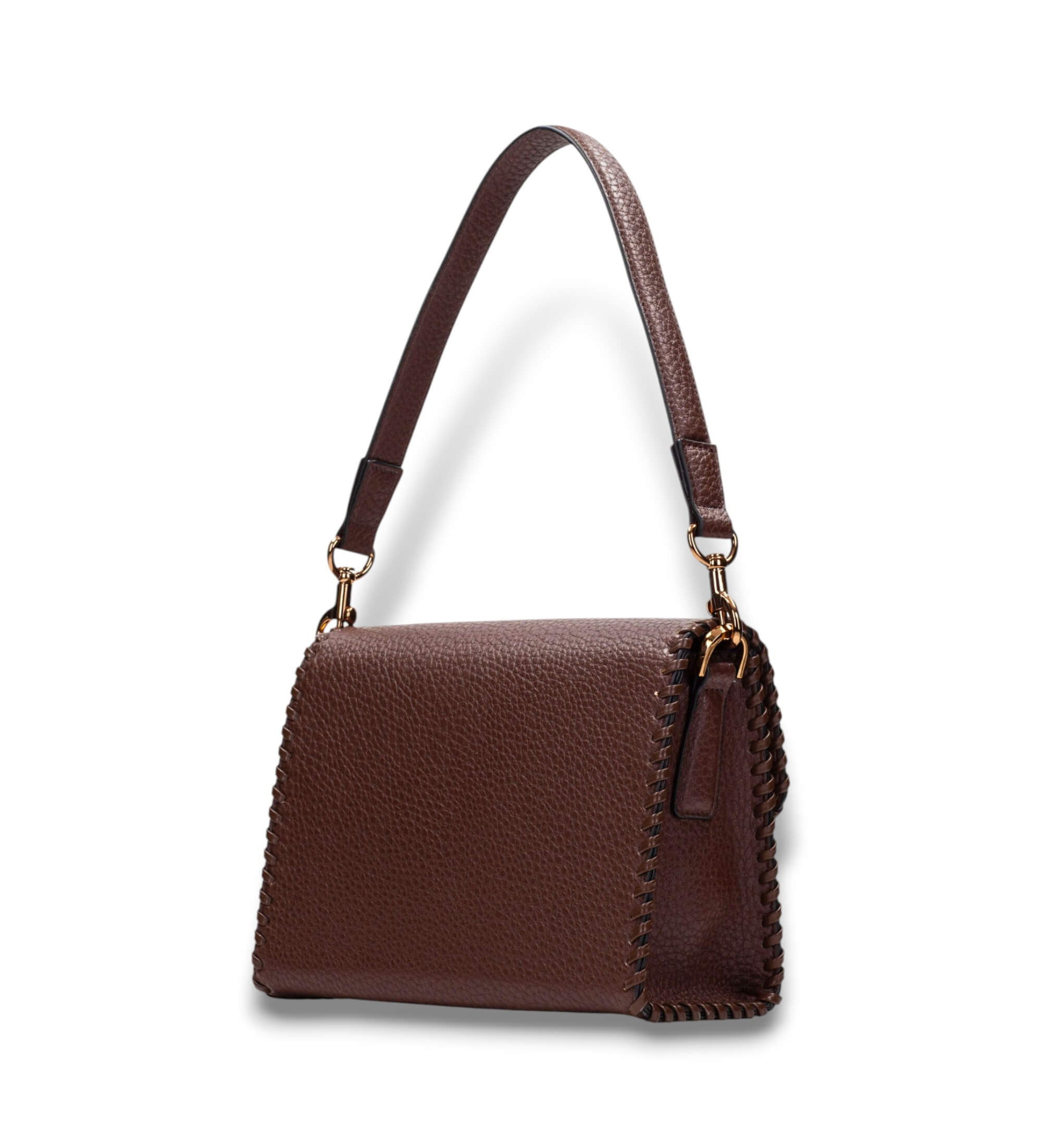 Bolso Hobo Hispanitas BI254148 - Negro, De Poliuretano, Con Cierre Magnético Y Correa Ajustable