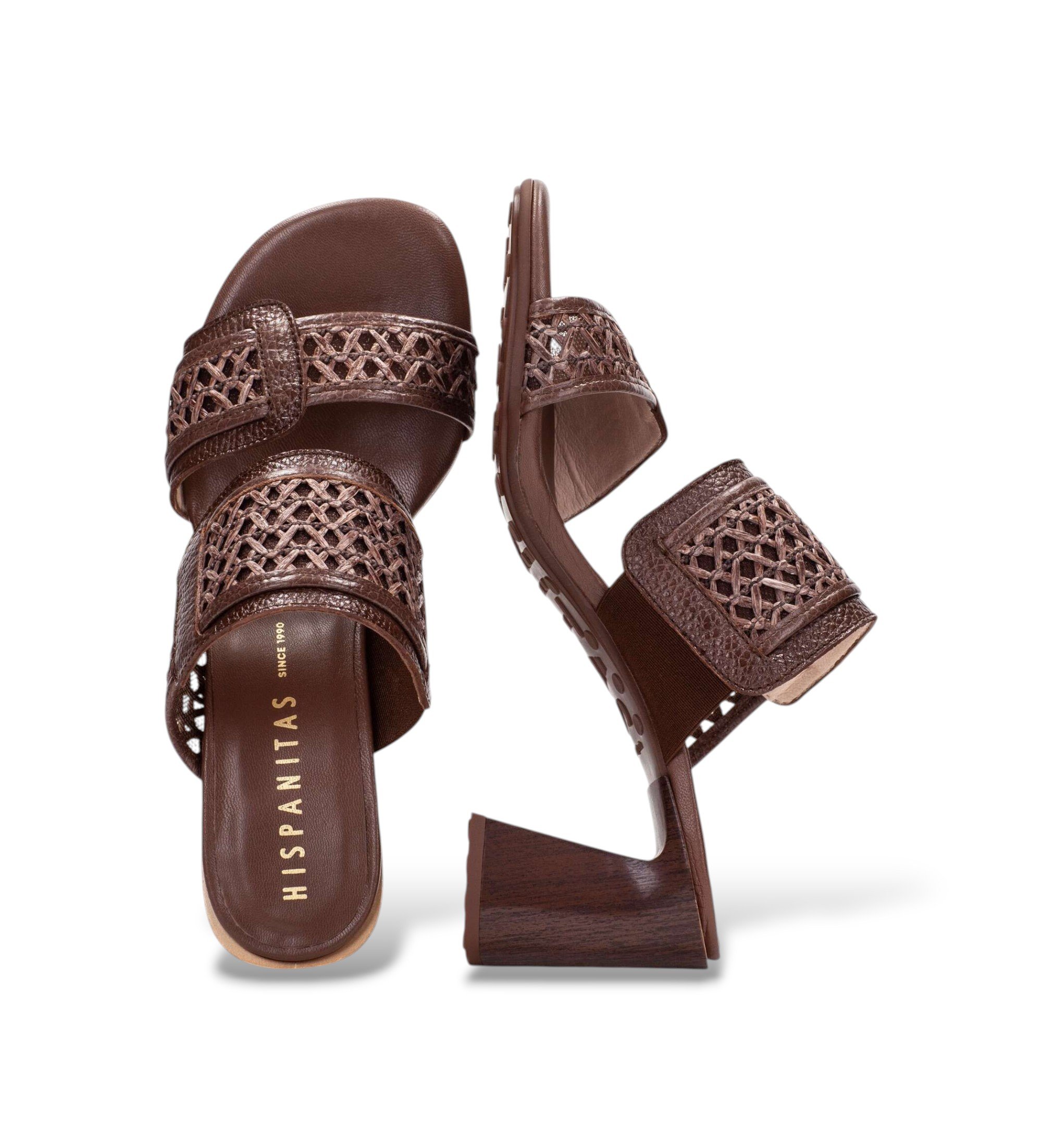 Hispanitas Brune orkide-sandaler