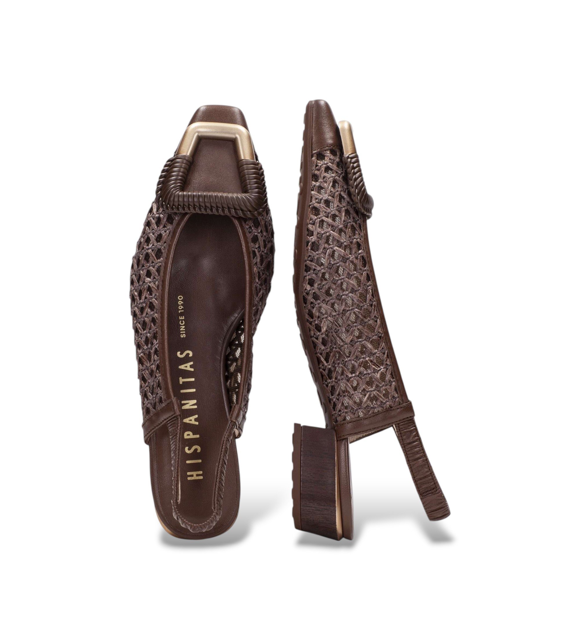 Hispanitas Zapatos Azucena marrón