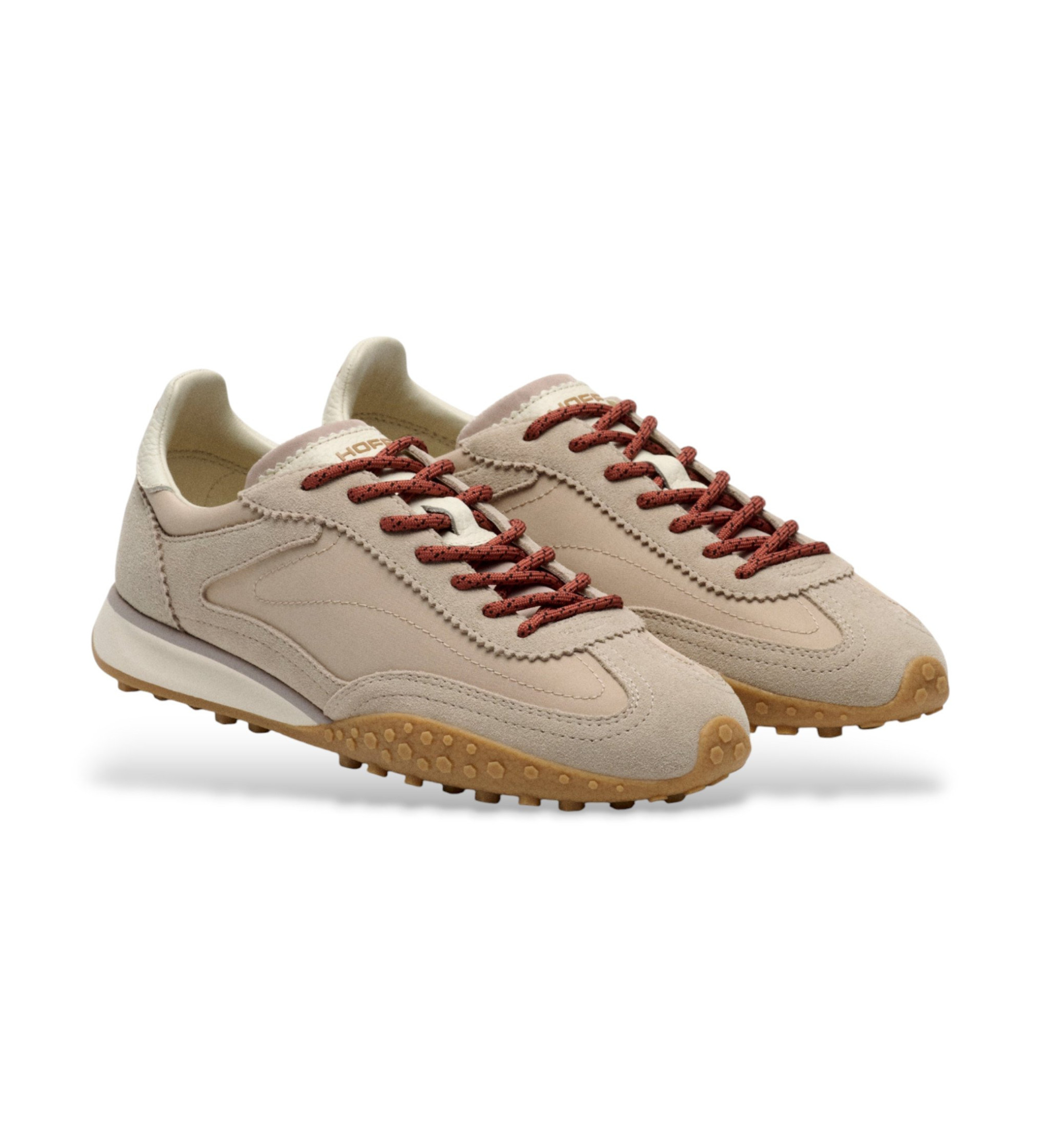 HOFF Beige Bridge Mkii Leather Sneakers beige