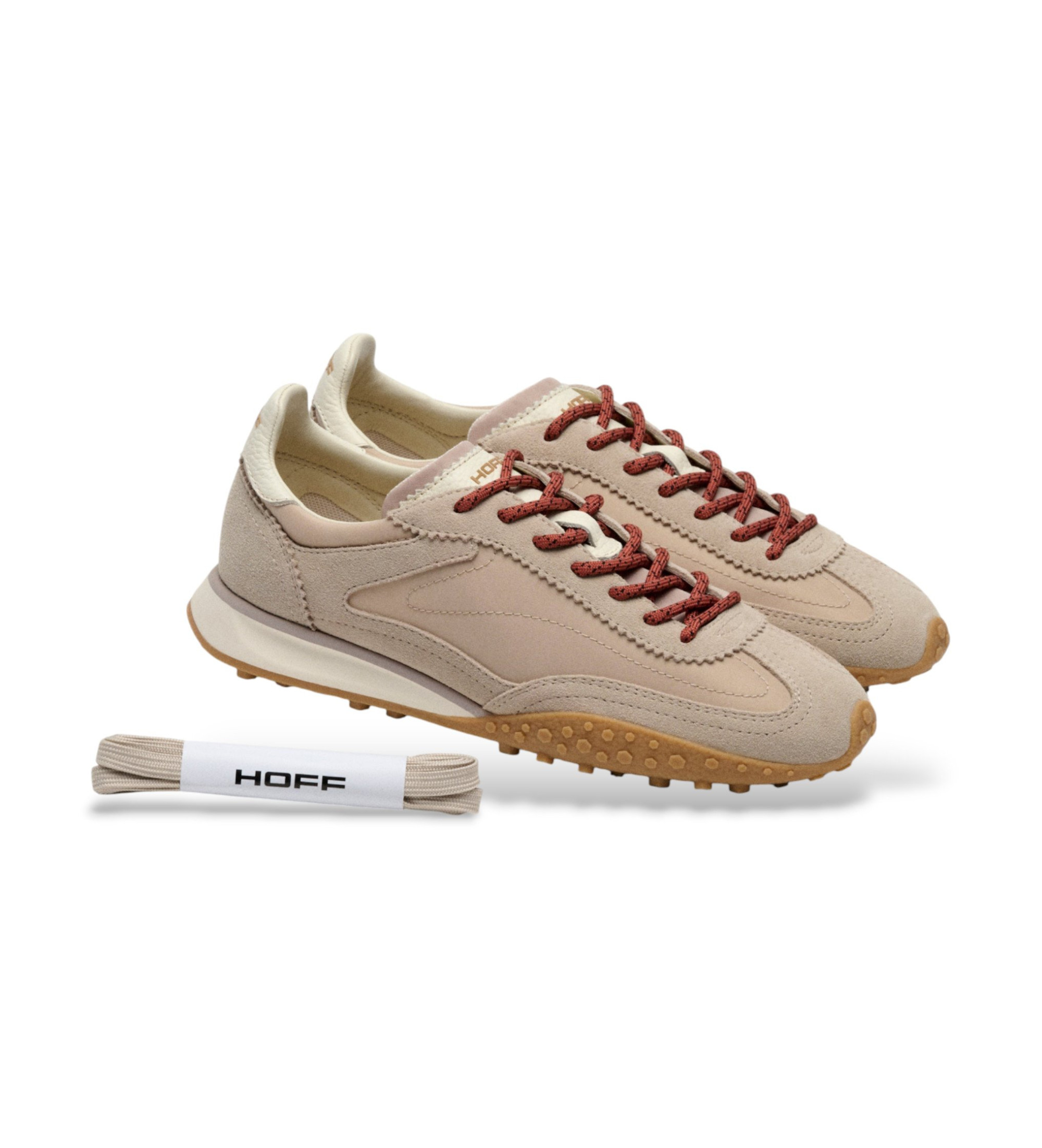 HOFF Beige Bridge Mkii Leather Sneakers beige