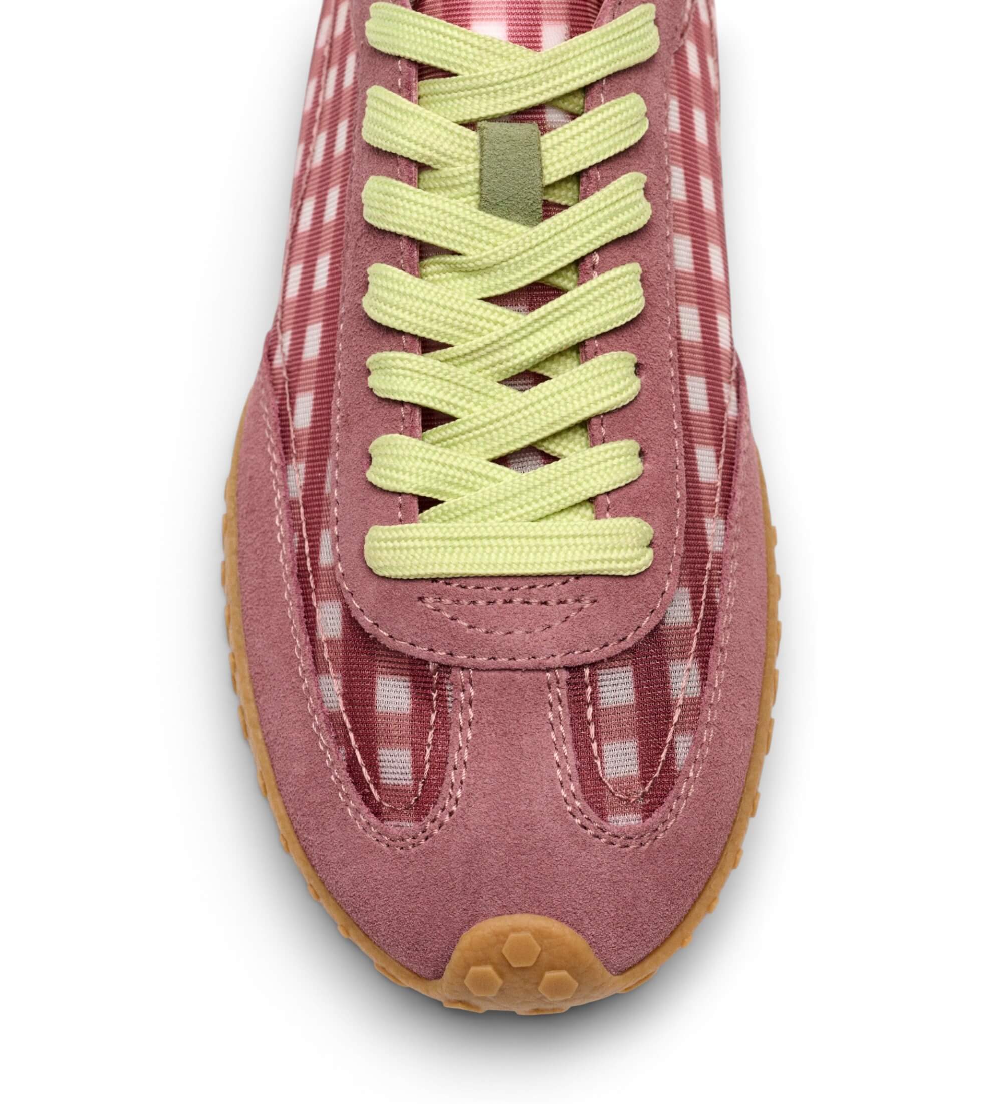 HOFF Baskets en Cuir Bridge Vichy grenat