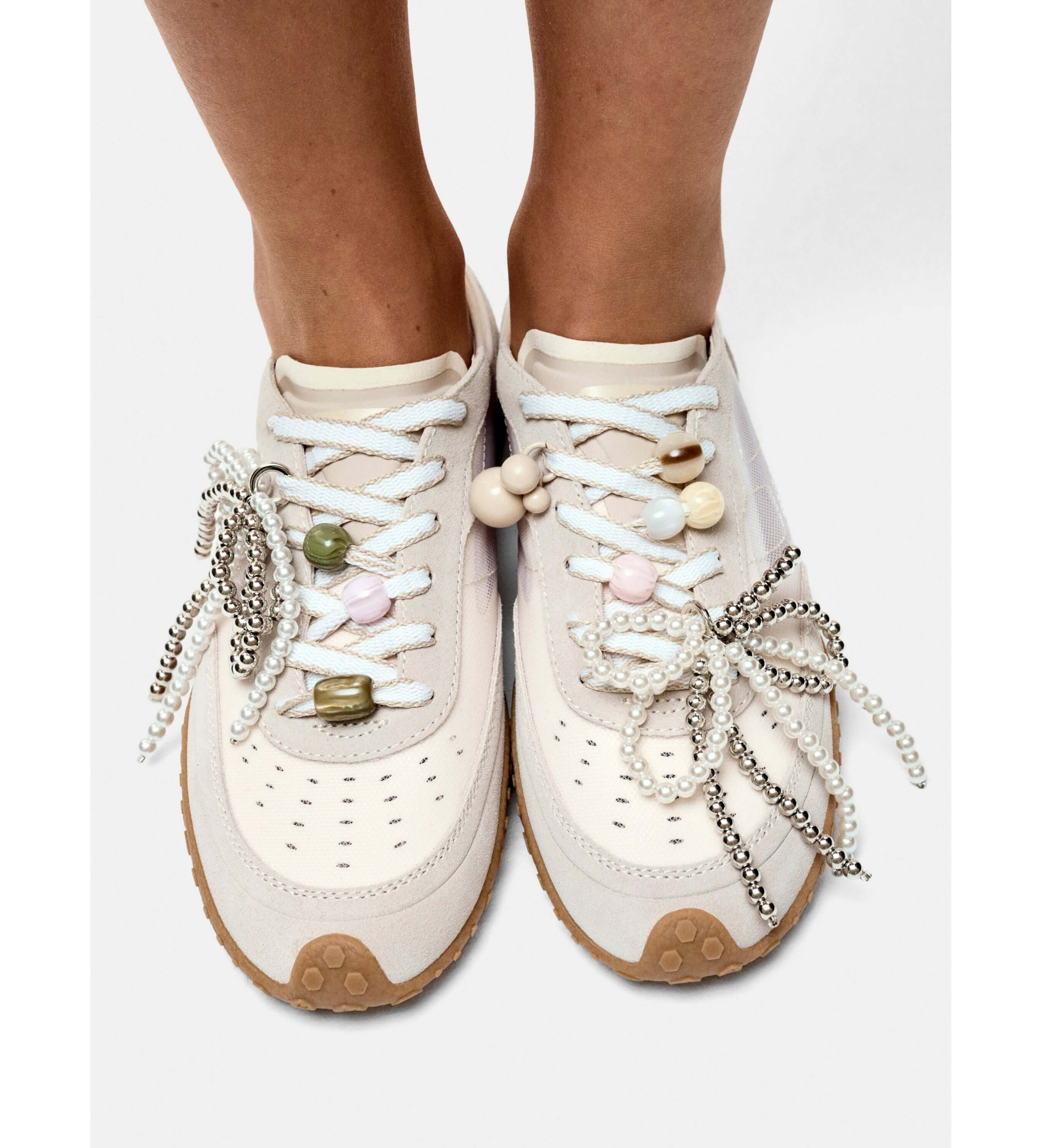 HOFF Baskets en cuir beige Mockingbird