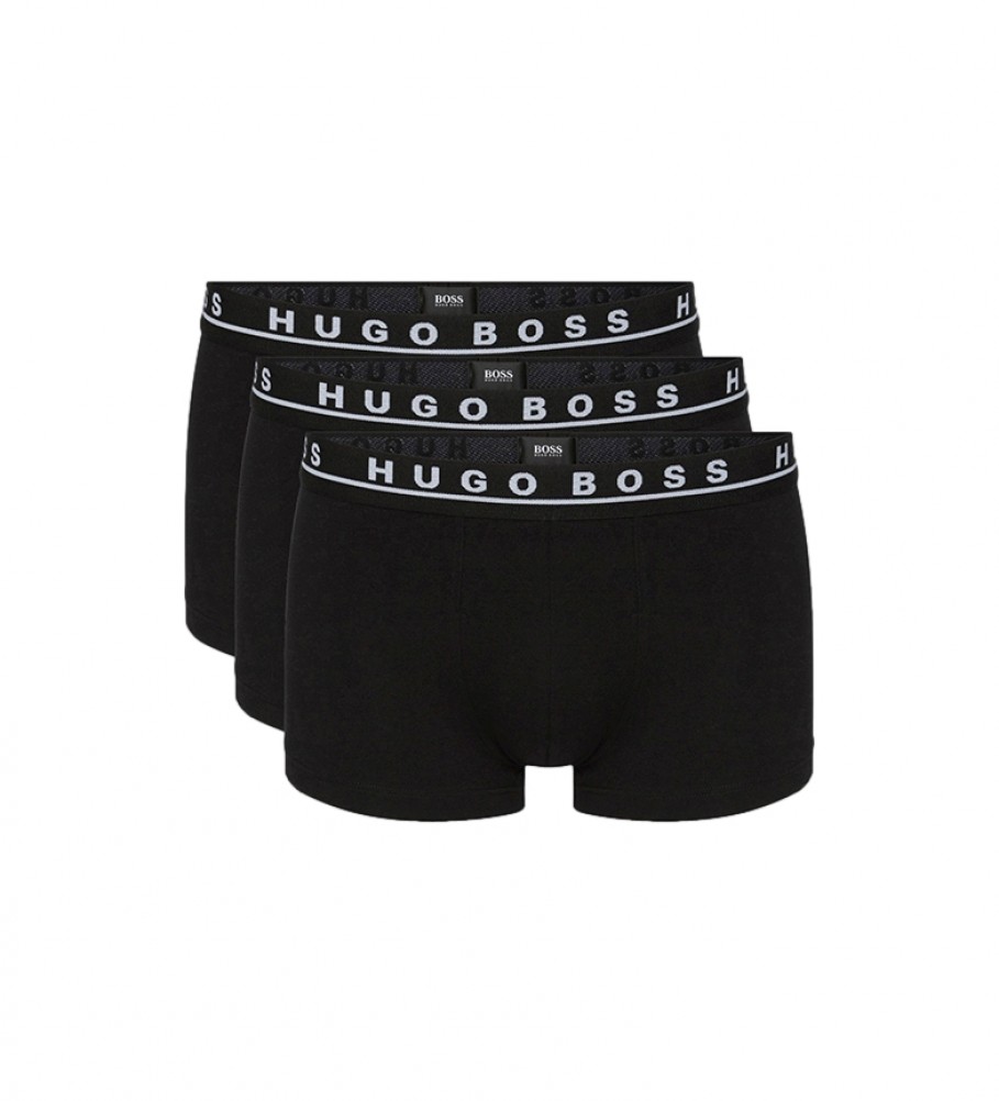 BOSS Pack of 3 Boxer shorts CO/EL 50325403 black