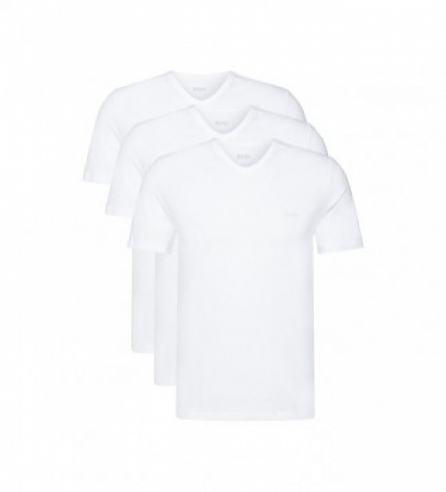 BOSS Lot de 3 T-shirts VN CO 10145963 01 blanc