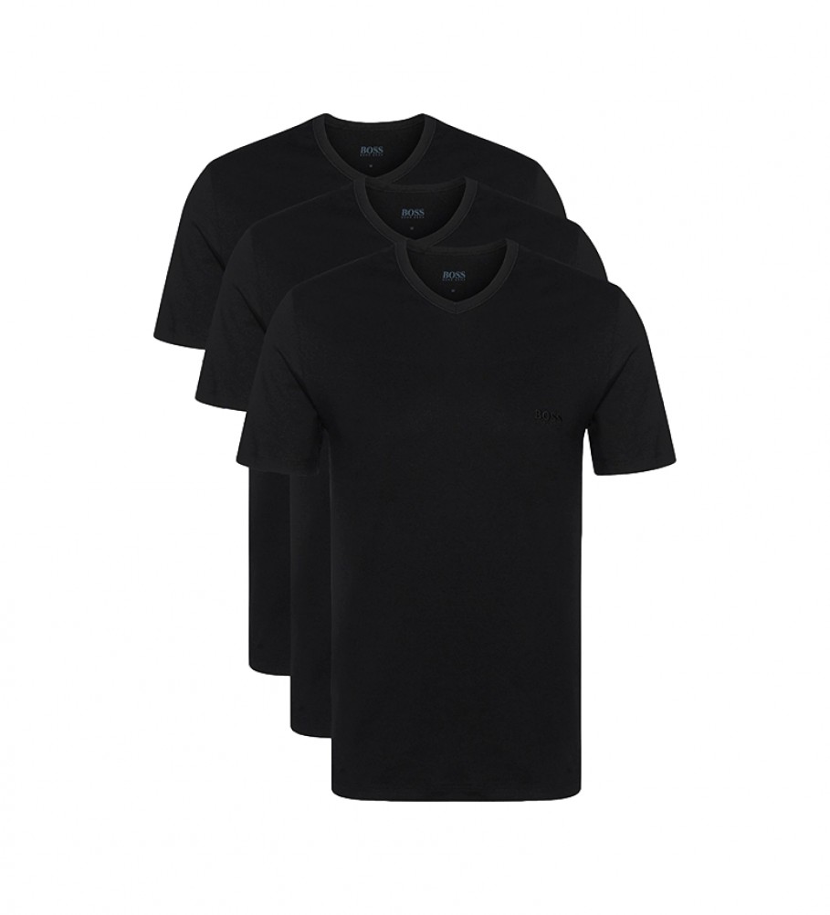 BOSS Pack of 3 T-shirts VN CO 10145963 01 black