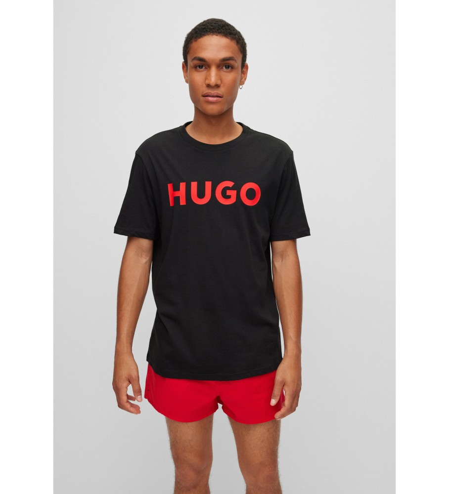 HUGO T-shirt Dulivio preto