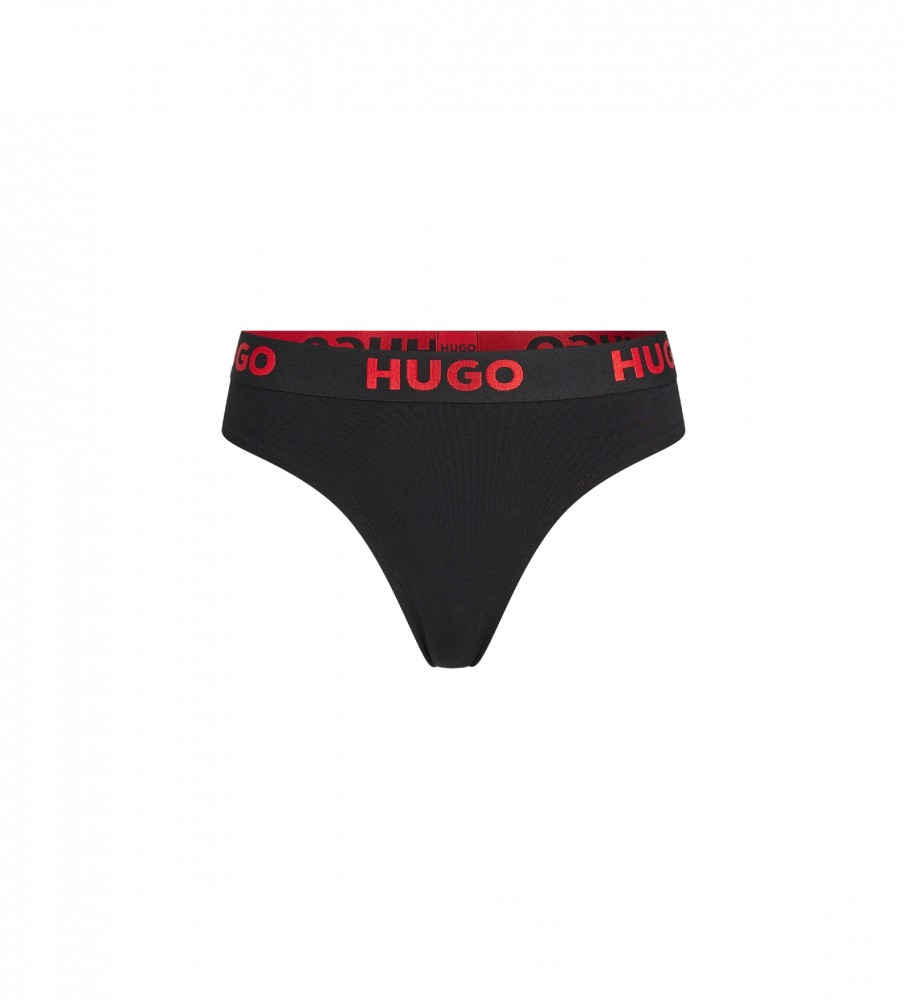 HUGO Sport Thong Logos black