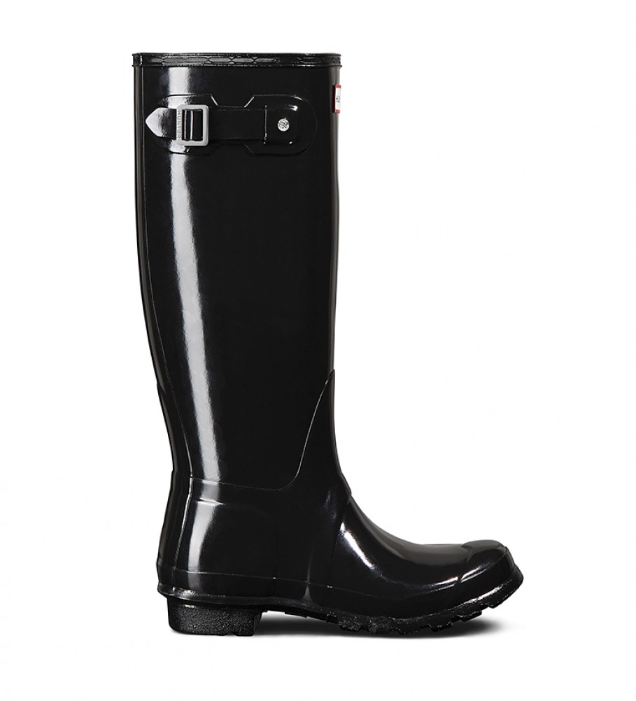 Hunter Original Tall Gloss black boot -Height: 38cm
