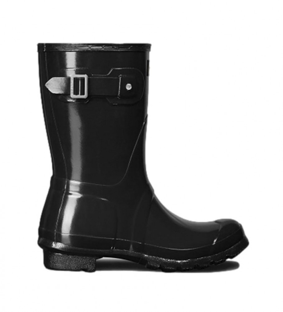 Hunter Bajas black wellington boots