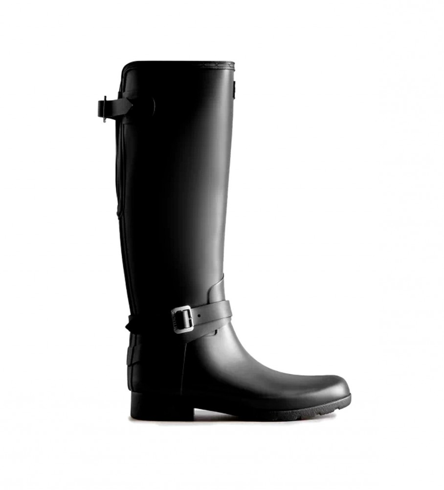 Ópera Leonardoda Largo Hunter Botas de agua Refined Back Adjust negro - Tienda Esdemarca calzado,  moda y complementos - zapatos de marca y zapatillas de marca