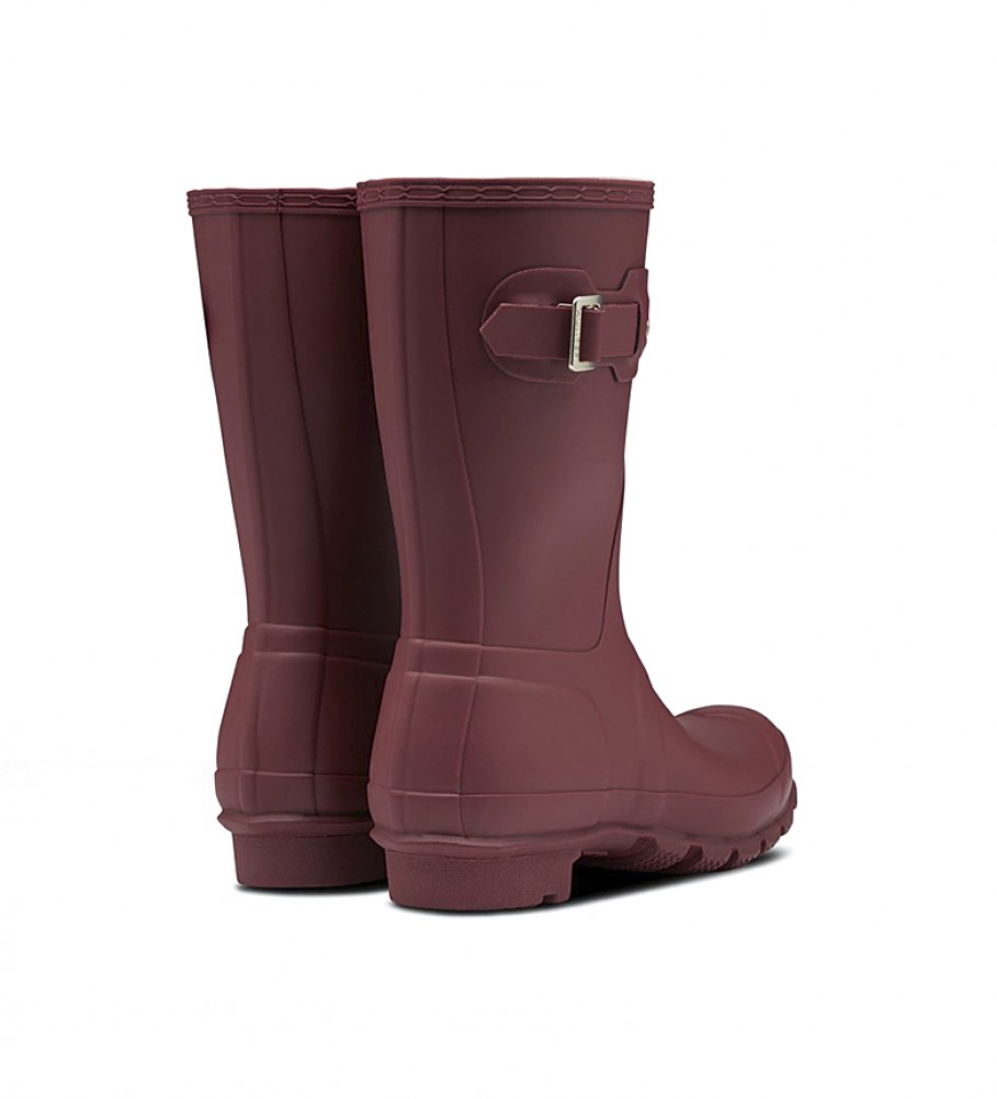 Hunter Botas Original Short burdeos -Altura caña: 23cm- - Tienda Esdemarca  moda, calzado y complementos - zapatos de marca y zapatillas de marca