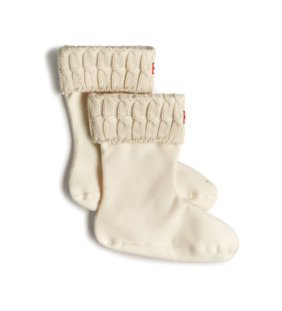 Chaussettes Molletonné Blanche Femme Winter Socks Sherpa