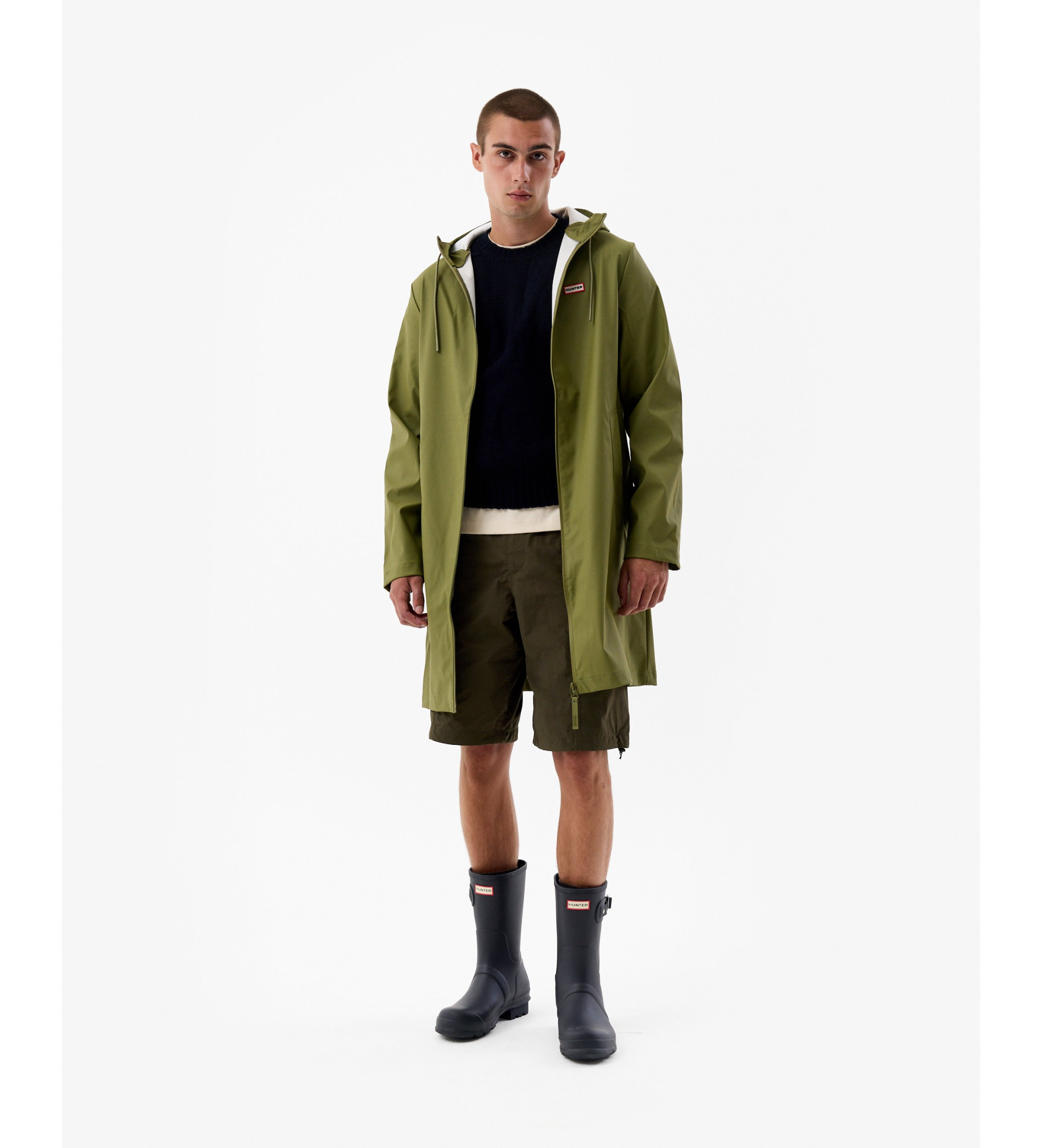Hunter Impermeabile verde Andrea Pu Hunter Impermeabile verde Andrea Pu