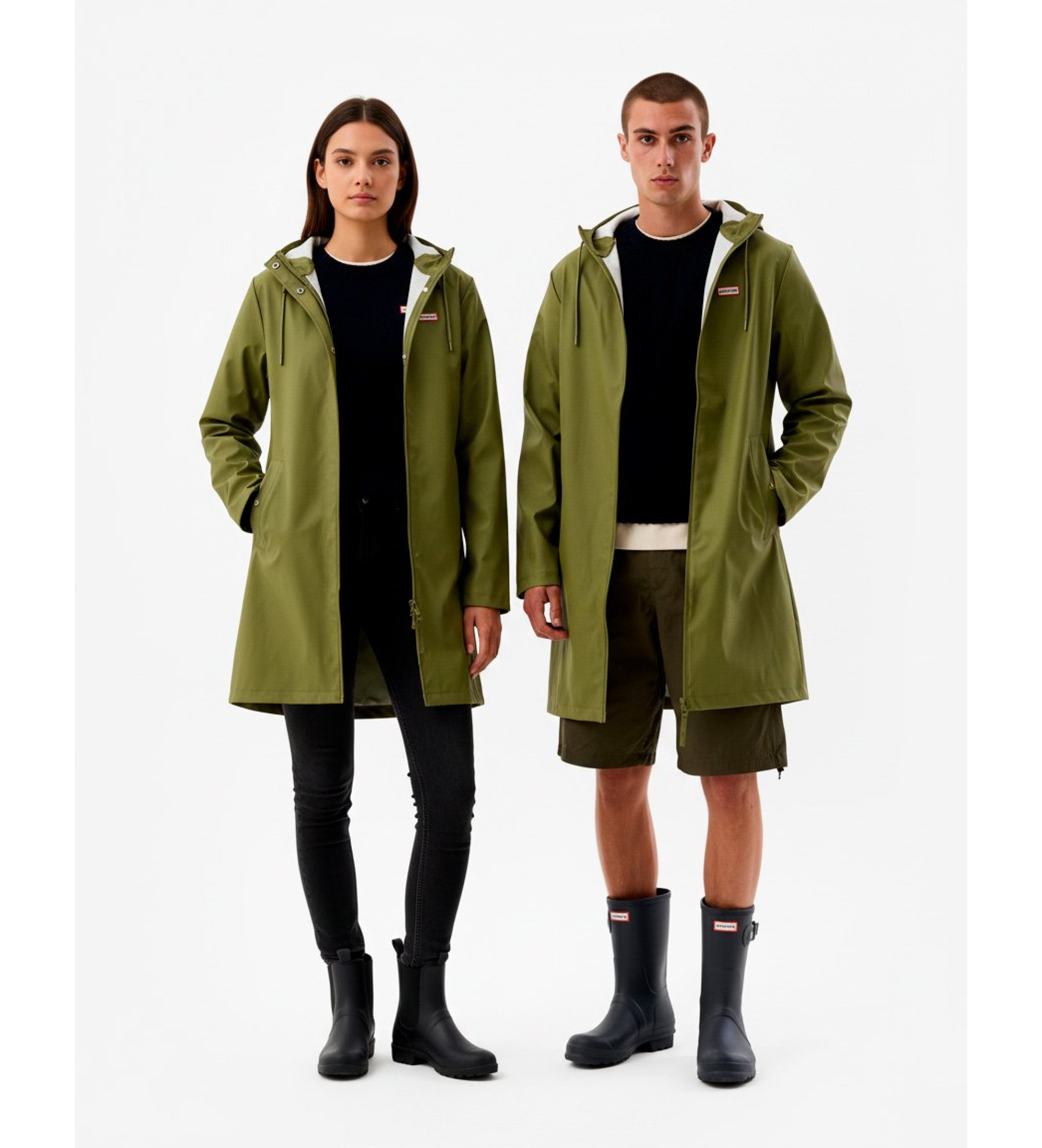 Hunter Impermeabile verde Andrea Pu Hunter Impermeabile verde Andrea Pu