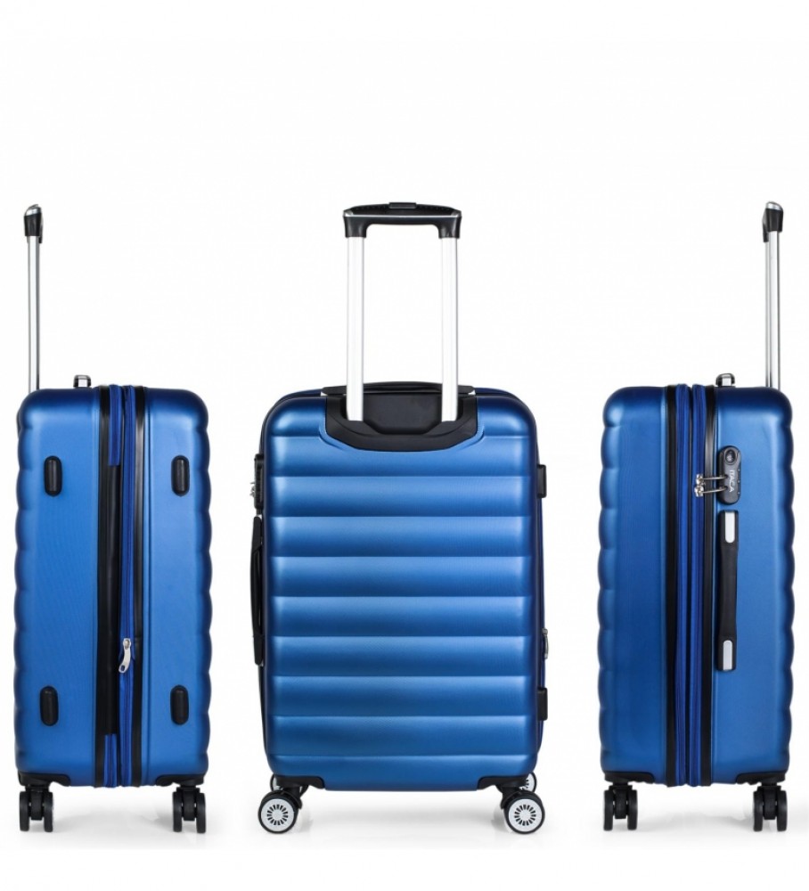 ITACA - Valigia Grande Da Viaggio Rigide. Trolley Grande Con 4 Ruote Doppie Girevoli. Materiale - 5