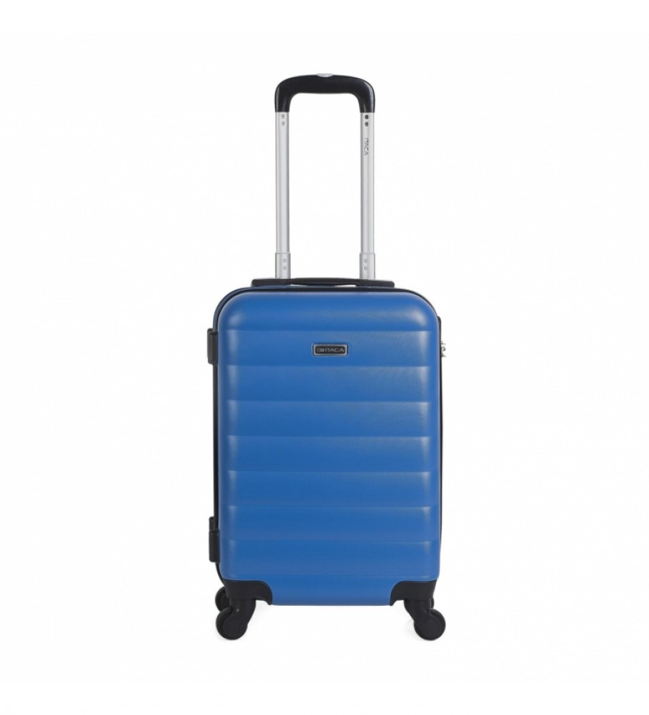 ITACA Maleta Cabina de Viaje Rígida 4 Ruedas Trolley 71250 azul  -55x38x20cm- - Tienda Esdemarca moda, calzado y complementos - zapatos de  marca y zapatillas de marca