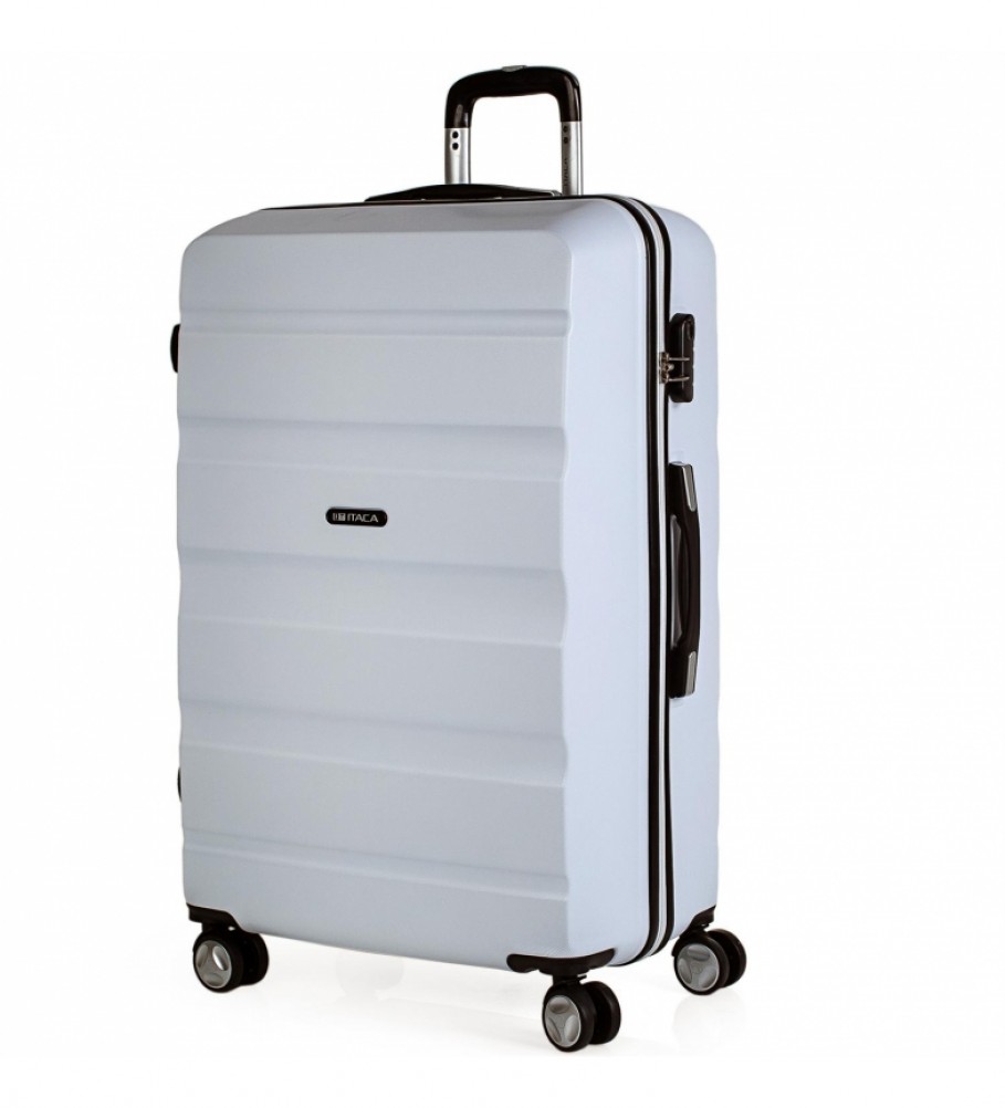 ITACA 4 Wheeled Large Travel Case XL T71670 white -77x48x29cm