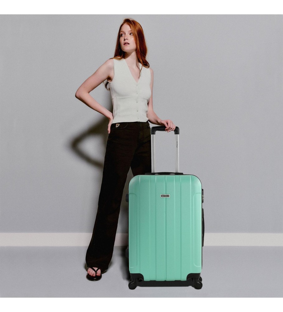 ITACA Valise Trolley 63 vert