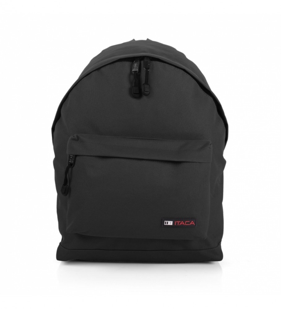 ITACA Sac  dos noir et fourre-tout noir -31x43x14cm