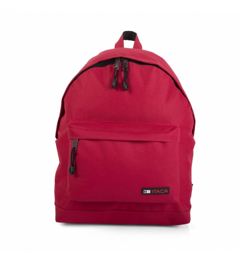 ITACA Zaino Rosso e Astuccio -31x43x14cm-