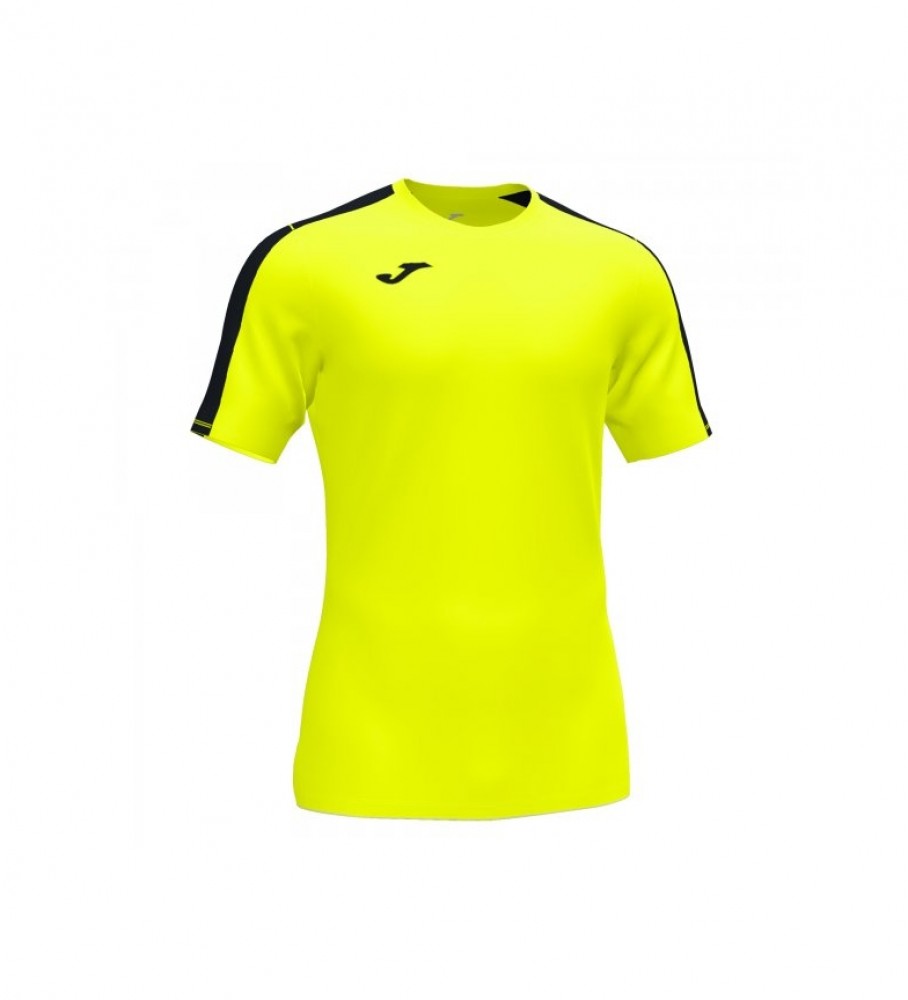 Joma  T-shirt de l'Académie jaune fluo, noir