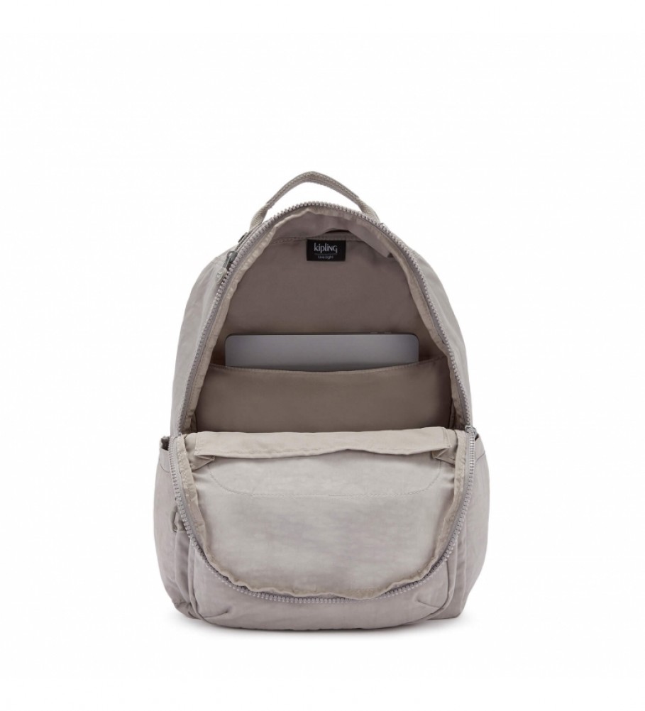Kipling Mochila Seoul gris -35x44x21cm- - Tienda Esdemarca moda, calzado y  complementos - zapatos de marca y zapatillas de marca