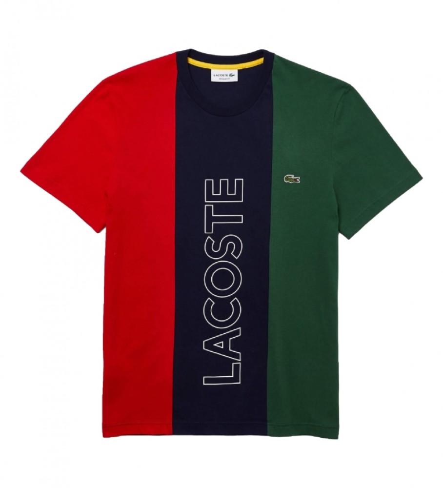 Lacoste T-shirt multicolor inscription