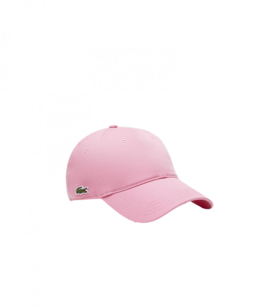 Lacoste Gorra logotipo rosa