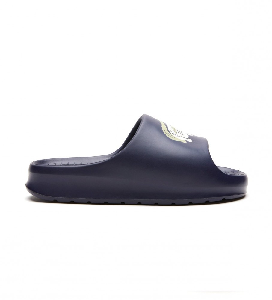 Lacoste Slippers Serve Slide 2.0 marine - ESD Store fashion, footwear ...