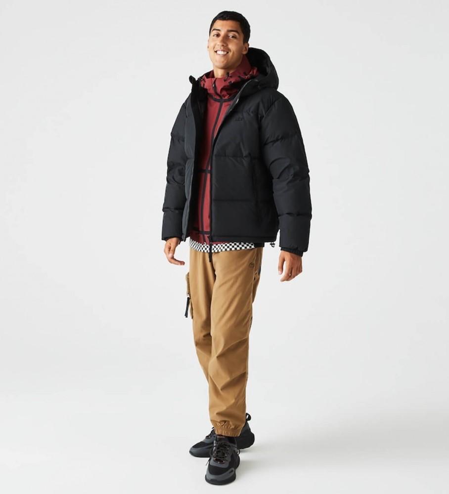 Lacoste Quilted down jacket black