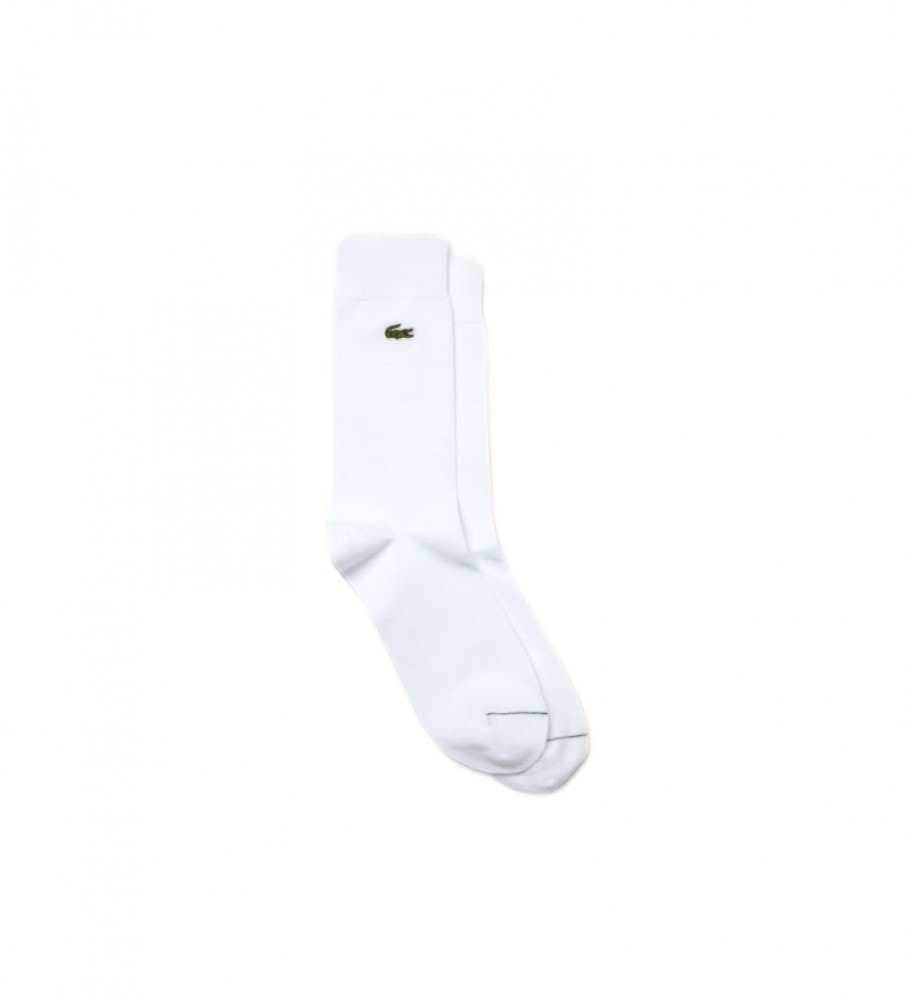 Lacoste White high-cut socks