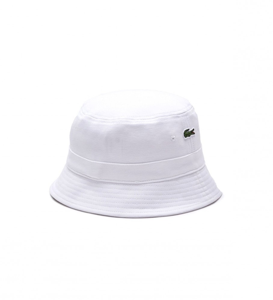 Lacoste cappello a secchiello bianco