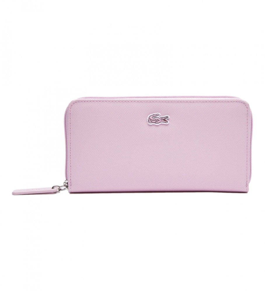Lacoste L Zip wallet pink - 20x10,5x3,5cm