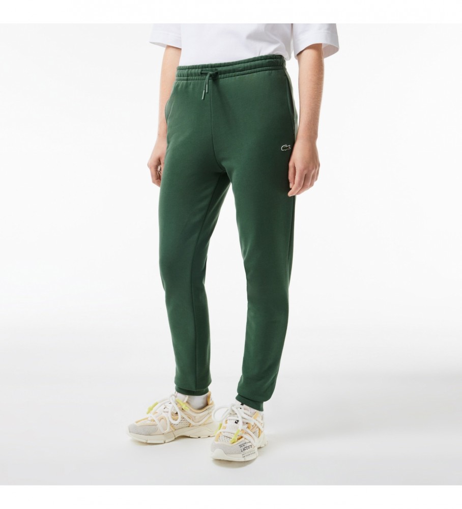Lacoste Joggers Slim Fit De Algodón Orgánico Verde - textil