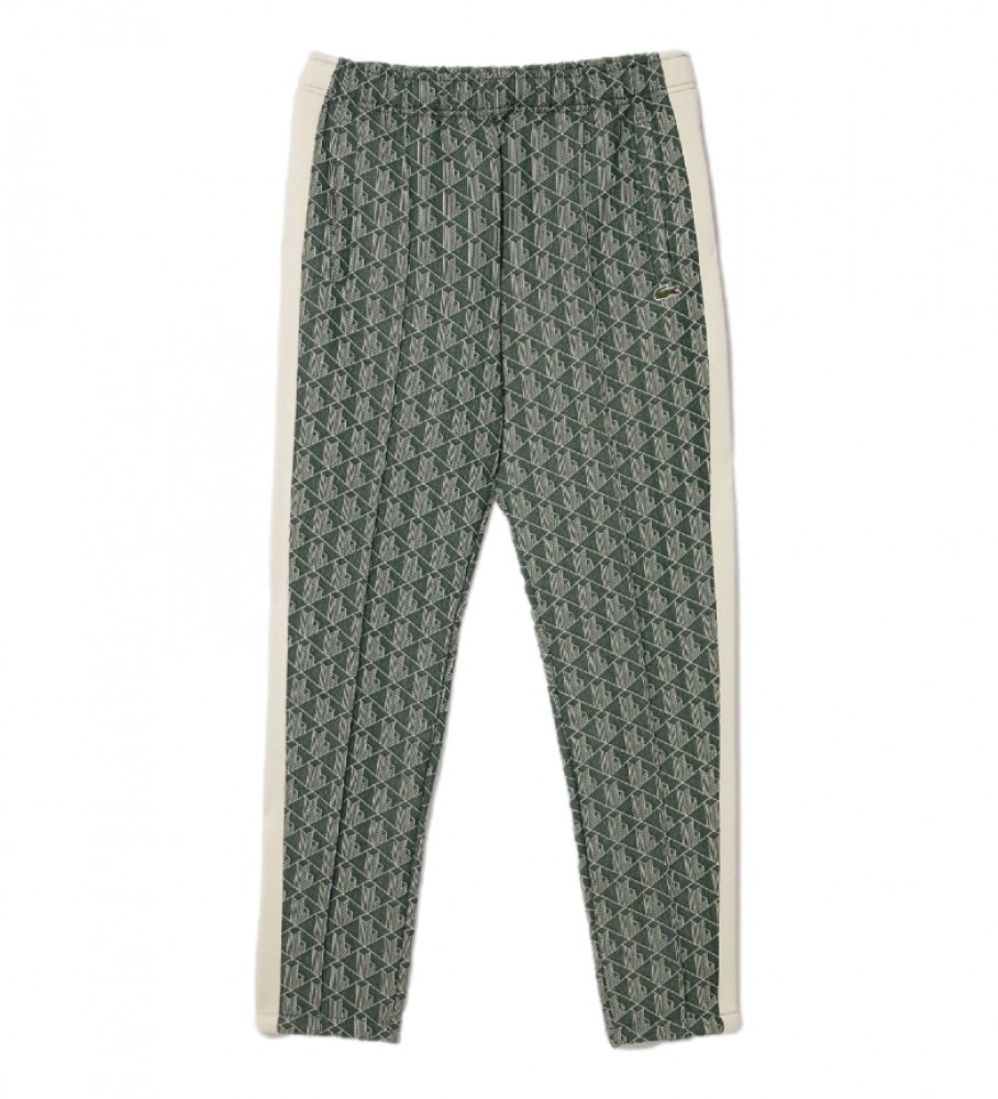 Lacoste Green monogrammed sweatpants