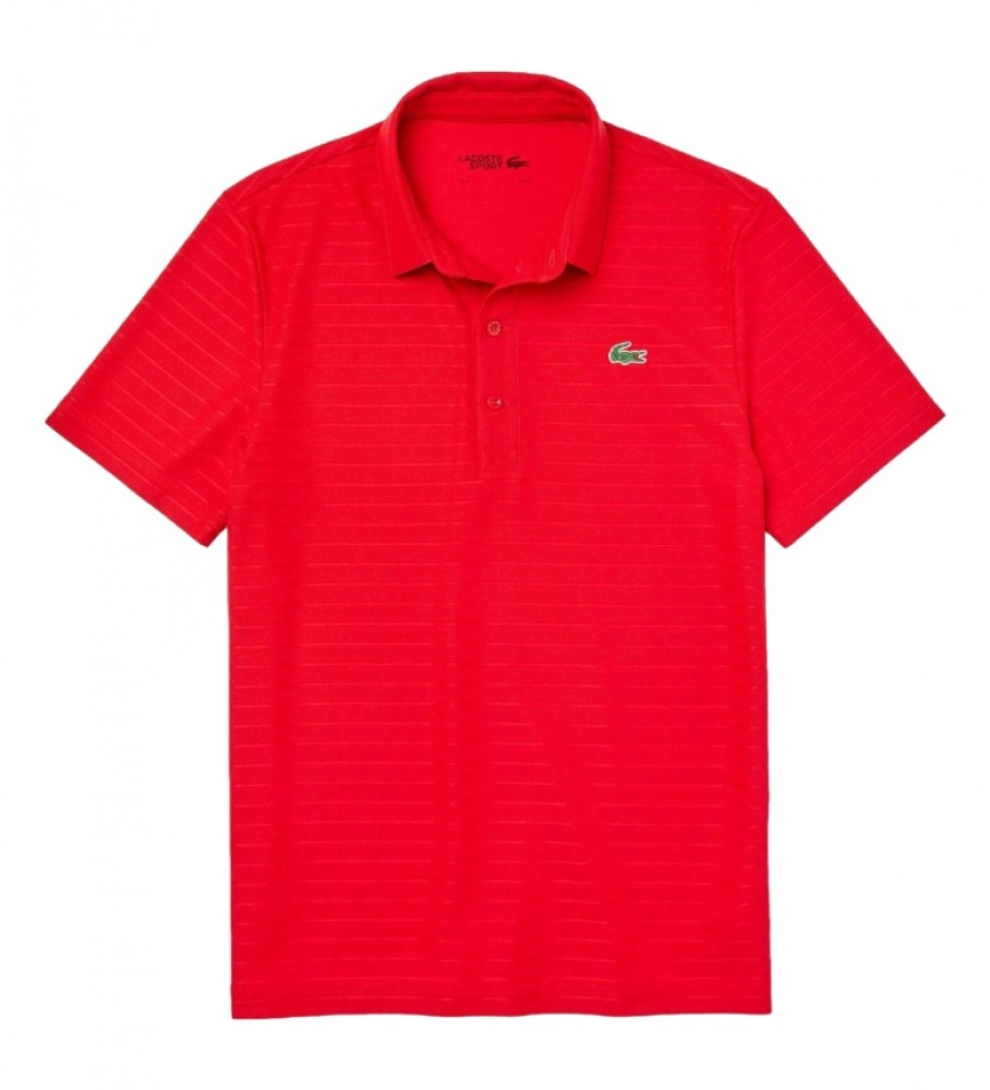 Lacoste Polo Sport Golf Textured red