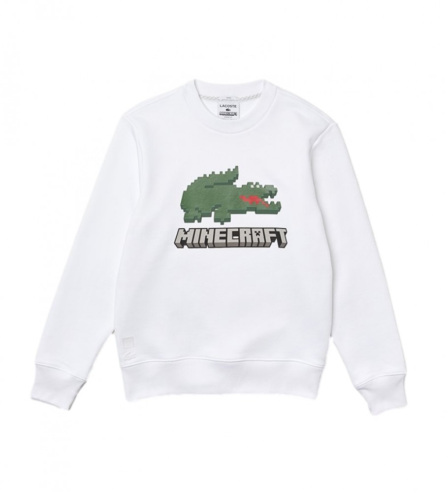 Lacoste Sweatshirt Lacoste x Minecraft white 