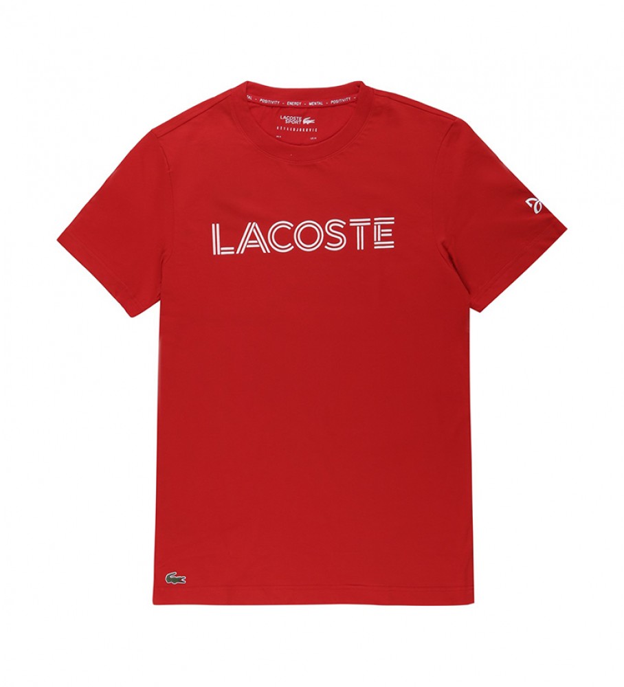 Lacoste T-shirt de tennis DJokovic rouge