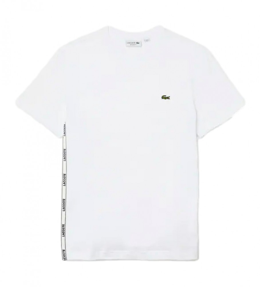 Lacoste T-shirt con scritta bianca del marchio