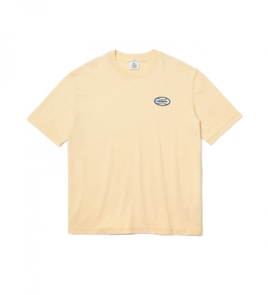 Lacoste Camiseta logo amarillo